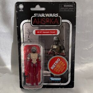 Star Wars Ahsoka HK-87 Assassin Droid Retro Kenner Action Figure - Red & Cream